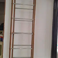 شلف هفت طبقه شیشه ای سالم