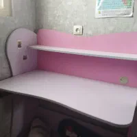 کتابخانه -میز مطالعه و تخت نوجوانان