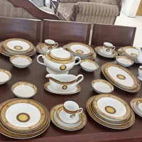سرویس چینی طلاکوب ۶نفره مال کشور چین نو