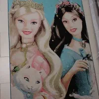 فرش و پرده اتاق   کودک و نوجوان باربی