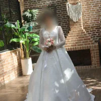 لباس عروس شیک مزون دوز