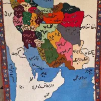 نقشه ایران ۲ متری دستباف