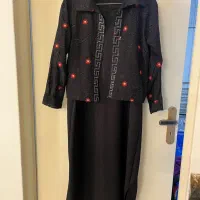 کت و سارافون مشکی کاملا نو