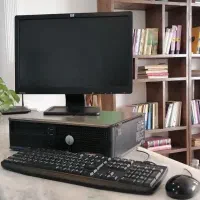 مینی کیس دل همراه با مانیتور اچ پی