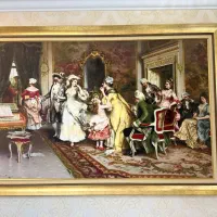 تابلو طرح مهمانی فرانسوی