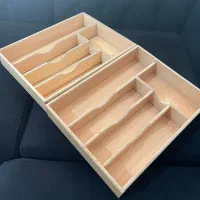 جا قاشقی کشویی چوبی