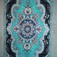 پشتی آبی فیروزه ای