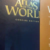 کتاب اطلس نقشه جهان بسیار با کیفیت  چاپ انگلیس