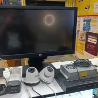 دوربین مداربسته با دستگاه و کابل ها تکمیل