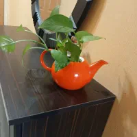 قوری با گل