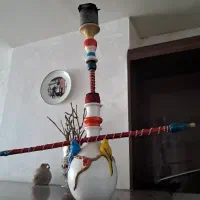 یک قلیان طرح دار گنجشکی