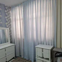 پرده اتاق حریر( آبی آسمونی دوعدد، جداهم میفروشیم)