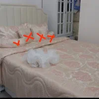 روتختی صورتی کرم ساتن