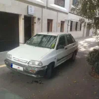 پراید سفید مدل86 دوگانه کارخانه بی رنگ
