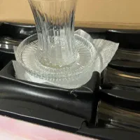 استکان نعلبکی بلور کاوه