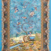 کارخانه تولید فرش کاشان(نقشه های شکارگاه)