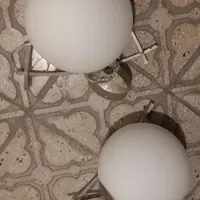 لوستر حبابی کریستالی تک شاخه|لوستر و چراغ آویز|کرمانشاه, |دیوار