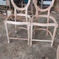 صندلی خام اپنی اپن لویی پایه خراطی