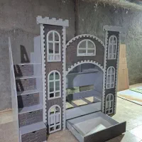 تخت دو طبقه مدل قلعه فانتزی بیبی کینگ