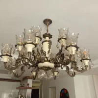 لوستر ۱۶ شعله بسیار زیبا و بزرگ