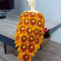 بافتنی طاووس و عروس هلندی