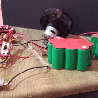 موتور جارو شارژی بوش ۲۴ ولت بهمراه پک باتری اصلی