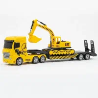 اسباب بازی تریلی کمر شکن همراه با بیل مکانیکی