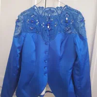 کت دامن کار شده مجلسی سایز ۴۴