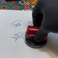 مهر فوری، مهر امضا، مهر رنگی