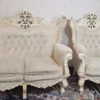 مبل هفت نفره به همراه میز عسلی و بوفه
