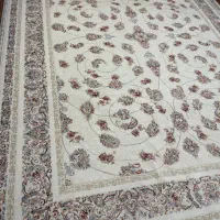 یه جفت فرش ۹ متری ۷۰۰ شانه گل برجسته درحدنو نو