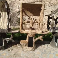 کباب پز،حوض،آبنما نرده
