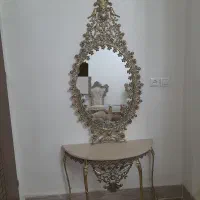 اینه شمعدان برنز