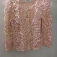 لباس مجلسی رمان دوزی شیک وزیبا