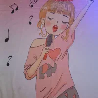 پرده چاپی عروسکی دخترونه نو