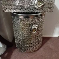 سطل زباله و جادستمال سیلور
