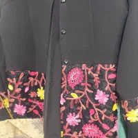 مانتو گلدوزی شده بسیار شیک و مجلسی