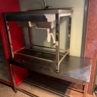 سینک و میز کار استیل صنعتی