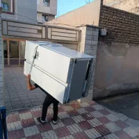 تخلیه بارگیری نیسان وانت یخچال ساید کارگرخالی خاور