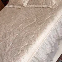 روتختی ساتن ابریشم گلدوزی شده