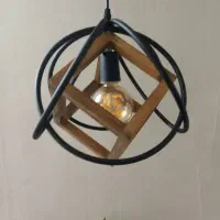 لوستر چوب و فلز،خرید مستقیم از کارخانه