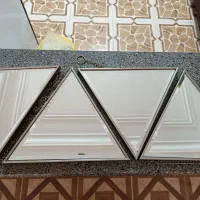 آیینه دکوری ۴ تکه مثلثی