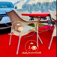 میز و صندلی پلاستیکی مدل رکسانانهارخوری غذاخوری