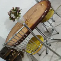 میز غذا خوری فلزی