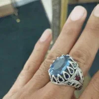 انگشتر توپاز ««ارم»» کمیاب
