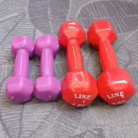 ۳ جفت دمبل ۱ کیلو و ۲ کیلو و ۴ کیلو