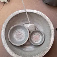 ۴ قطعه لوازم مسی دست ساز قدیمی کلکسیونی
