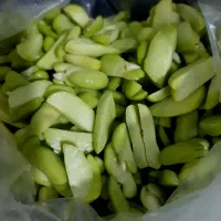 باقالی خلال تازه ریز شده