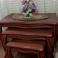 میز بزرگ و سه عدد عسلی