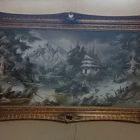 میزتلویزیون بادوعددتابلو
